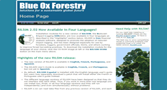 Desktop Screenshot of blueoxforestry.com